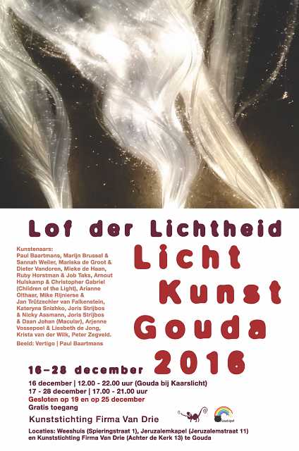 De Firma | kunstcentrum Gouda LichtKunstGouda 2016: Lof der Lichtheid