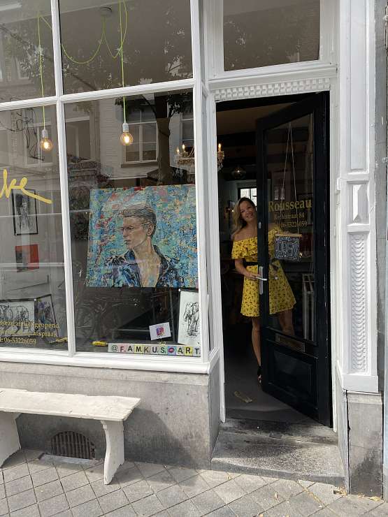 Famke Rousseau - Sinds juli 2019 mijn eigen Atelier/Galerie: Famke in het centrum van Maastricht