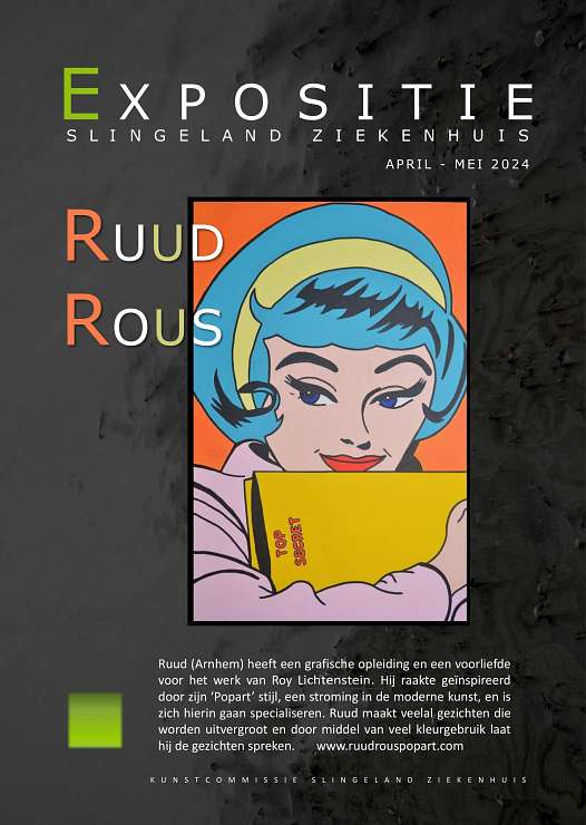 Ruud Rous - Expositie popart schilderijen in het Slingeland ziekenhuis in Doetinchem