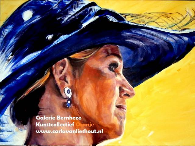 Carla van Lieshout, schilder en teken cursus brabant Ode aan Beatrix (4)