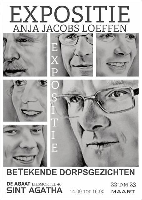 Anja Jacobs Loeffen Exposite en boekpresentatie 'BeTekende Dorpsgezichten'