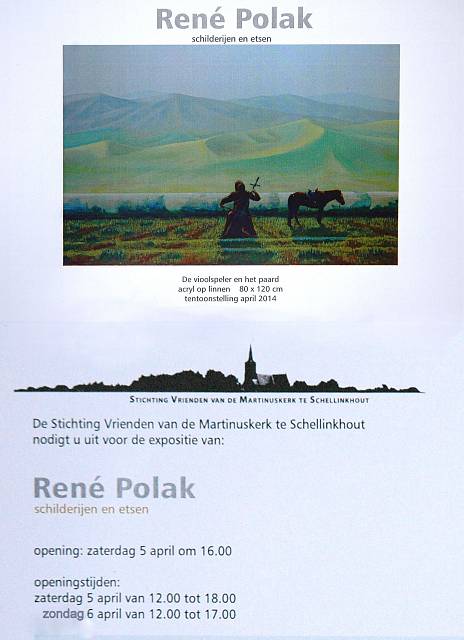 René Polak tentoonstelling schilderijen en etsen
