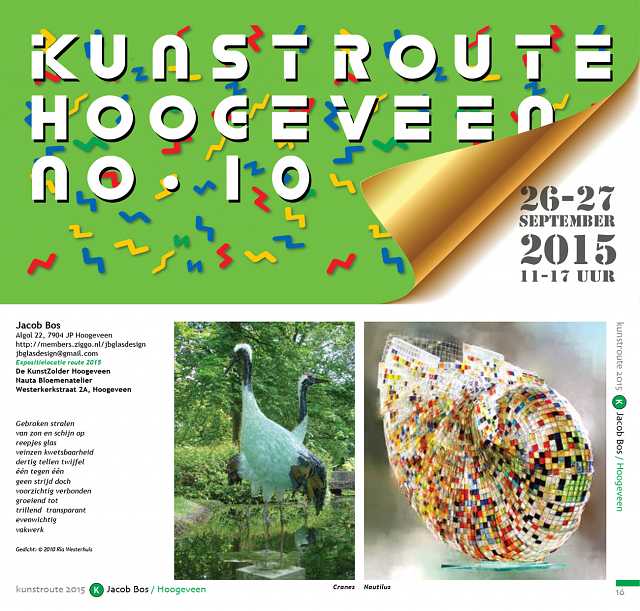 Jacob Bos Kunstroute Hoogeveen 2015