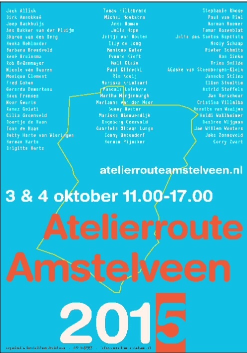 Ellen Stoeltie Opening atellierroute Amstelveen in de Kunstuitleen van Amstelveen