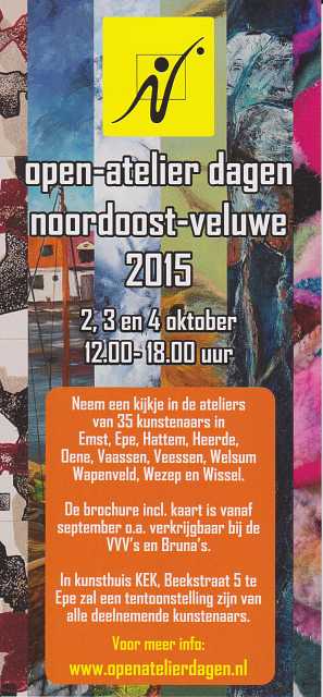 Zita van Noordenburg Open atelierdagen Noord Oost Veluwe