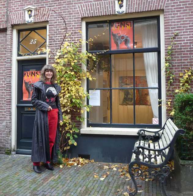 Lizan van Dijk Vijfhoekkunstroute in centrum Haarlem met 'Open Atelier' en groepstentoonstelling