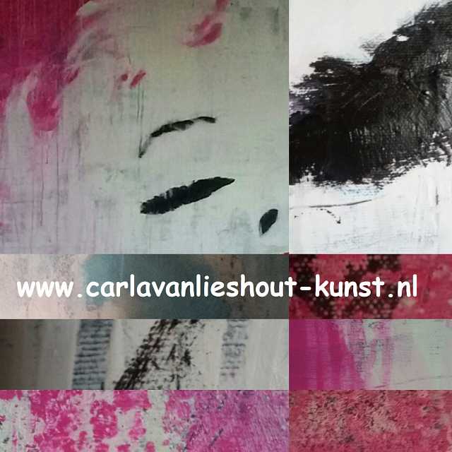 Carla van Lieshout schilderles Carla van Lieshout recente kunstwerken mixed media