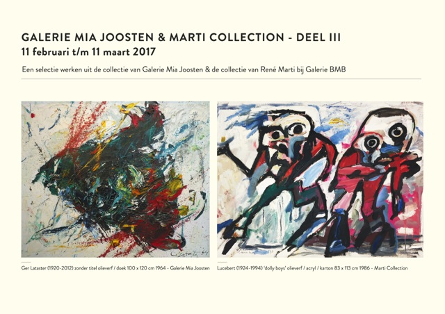 Projectruimte BMB Galerie Mia Joosten & Marti Collection deel III