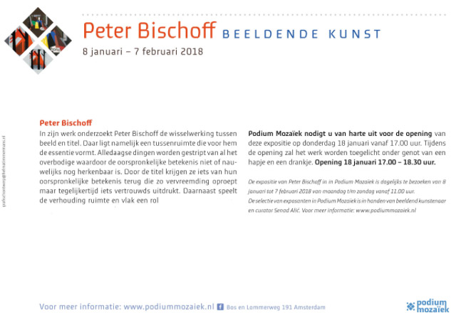 Peter Bischoff Podium Mozaiek Amsterdam