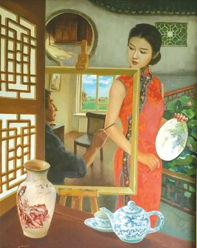 Xiaoling Huang Lente Fantasie - Expositie van Nederlands-Chinese Kunstenaars (3)