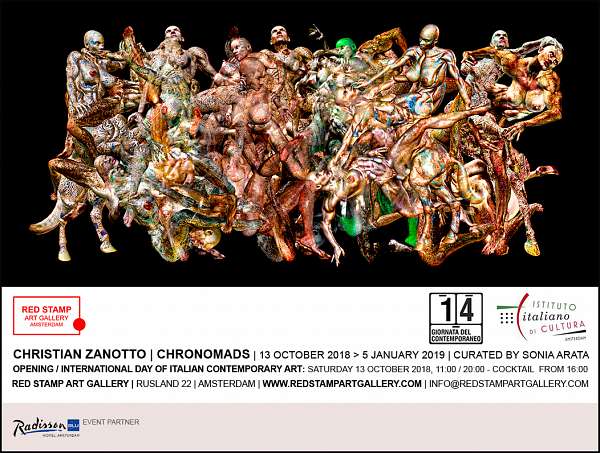 Red Stamp Art Gallery Christian Zanotto - Chronomads - Dag van de Hedendaagse Kunst