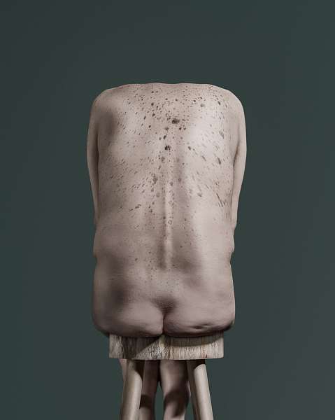 Arwe Finalist photography, Back Buttock Stool , Visual Art Open 2018