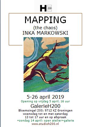 GalerieH200 MAPPING (the chaos) Inka Markowski