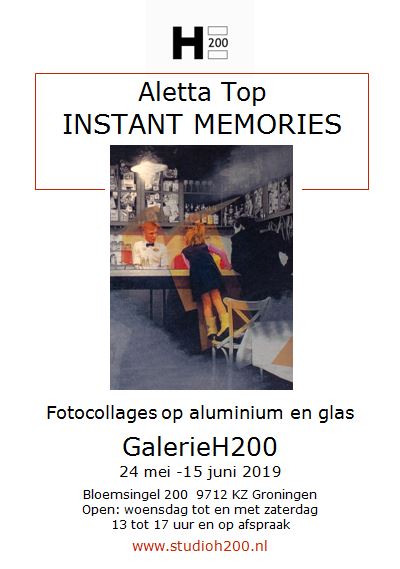 GalerieH200 INSTANT MEMORIES, fotocollages op glas en aluminium (3)