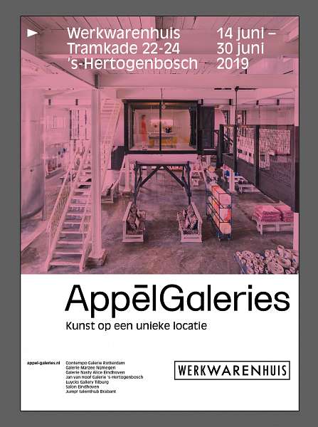 APPÈL Galeries Appèl Galeries in het Werkwarenhuis van Social Label in 's-Hertogenbosch