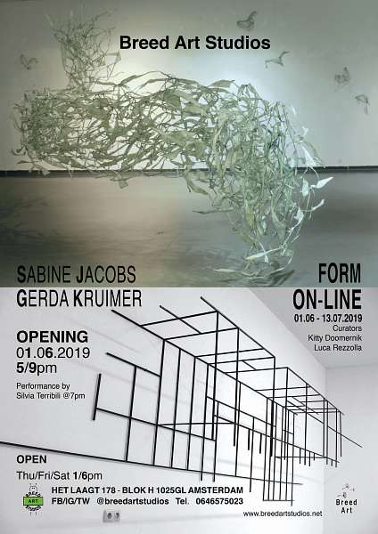 Breed Art Studios Sabine Jacobs (DE) | Gerda Kruimer (NL) 'Form On-Line'