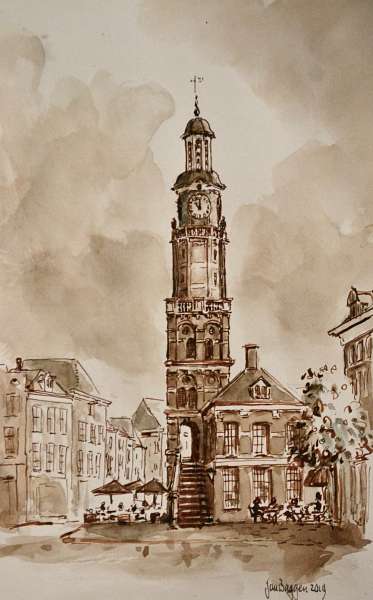 Jan Baggen Gelderland getekend en geschilderd (3)