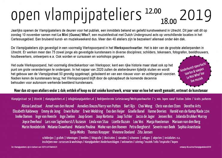Tanja Minks Open Vlampijpateliers 2019