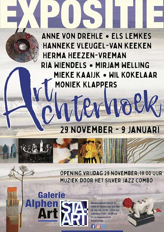 Moniek Klappers Agenda Alphen a/d Rijn. Moniek Klappers exposeert met keramiek in galerie Alphen Art