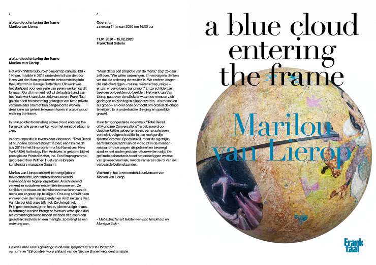 Galerie Frank Taal a blue cloud entering the frame (4)