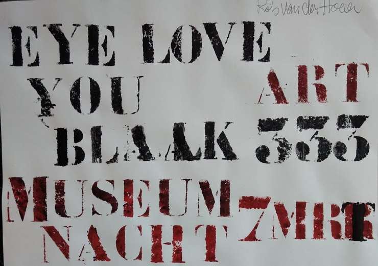 EYE LOVE YOU Artspace EYE LOVE YOU Museumnacht