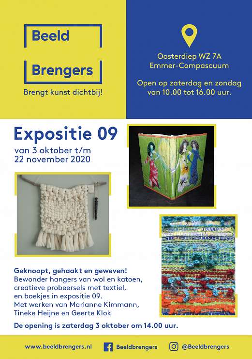 Galerie Beeldbrengers Geknoopt, gehaakt en geweven!
