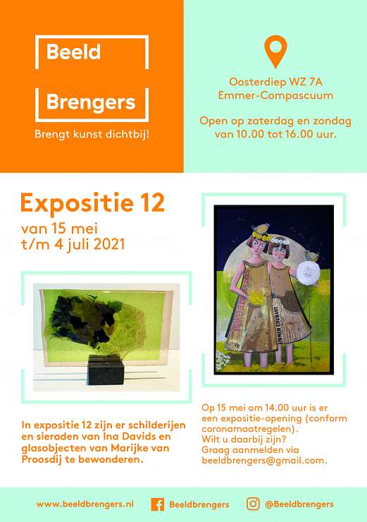 Galerie Beeldbrengers Expositie: Ina Davids en Marijke van Proosdij