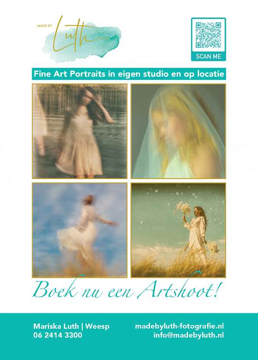 Boek een FineArt Portretshoot in eigen studio of op locatie
