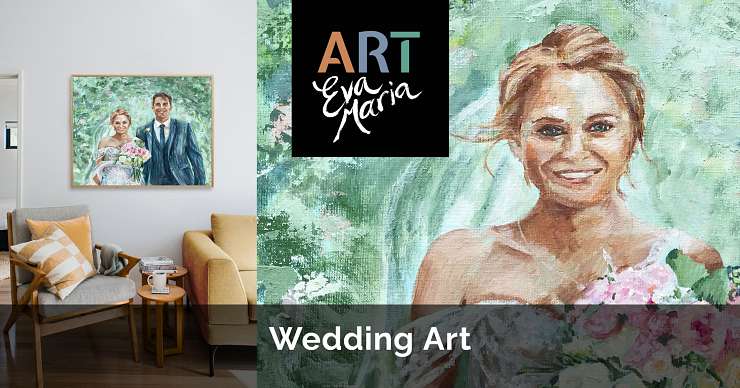 Een origineel en trendy cadeau voor een bruiloft: Wedding Art