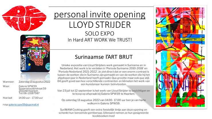Galerie SPW59 - Lloyd Strijder Design SURINAAMSE 'ART BRUT'