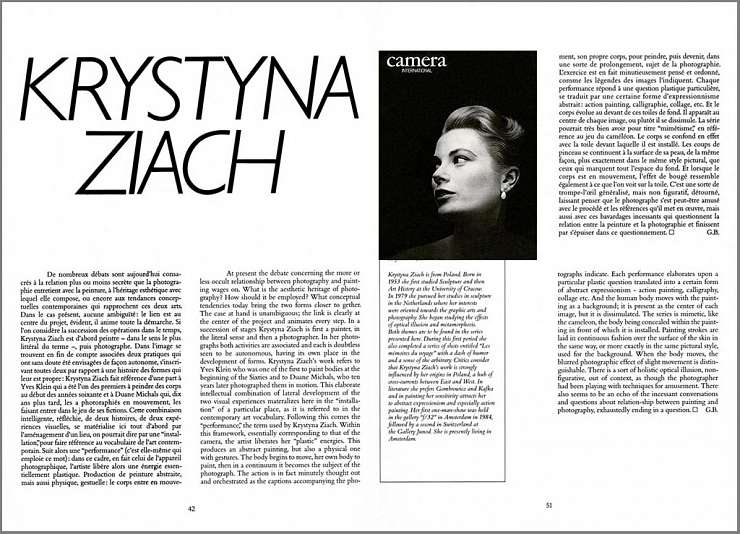 Krystyna Ziach A Priori Photography, Makkom Foundation / Gallery, Amsterdam