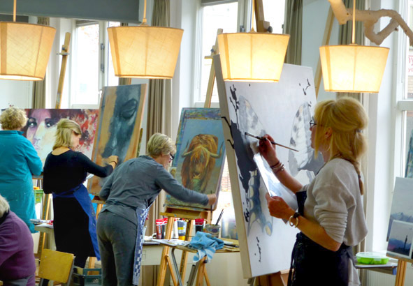 Atelier Eduard Moes / schildercursussen en workshops Bussum