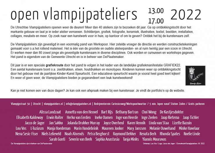 Annetta van den Heuvel Open Vlampijpateliers 2022