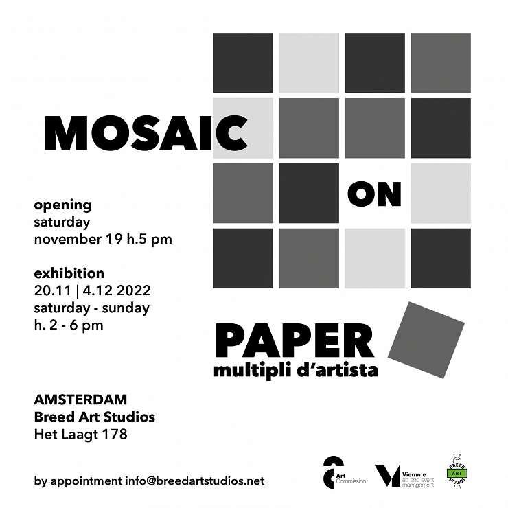 Breed Art Studios UNCOSCIOUSNESS QUARANTINE | Mosaic on Paper: Fototentoonstelling in Amsterdam (2)