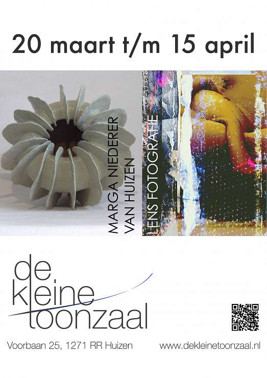 de kleine toonzaal - Expositie Marga Niederer Van Huizen (keramiek) en LenS Fotografie (fotografie)