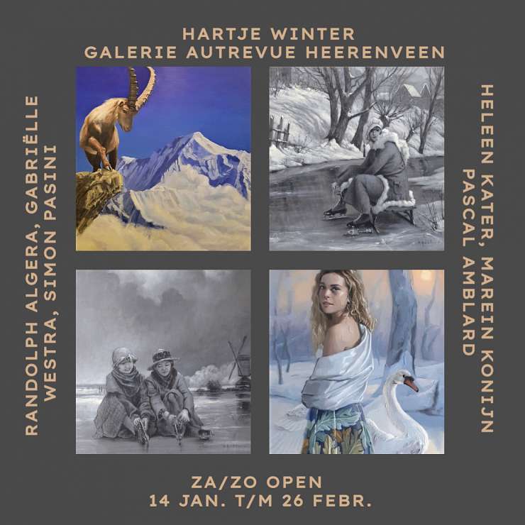 GALERIE AUTREVUE HARTJE WINTER - expo van binnen- en buitenlandse kunstenaars.