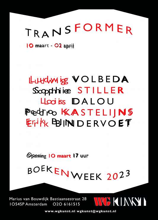 WG Kunst Transformer - groepstentoonstelling WG Kunst in het kader van de Boekenweek