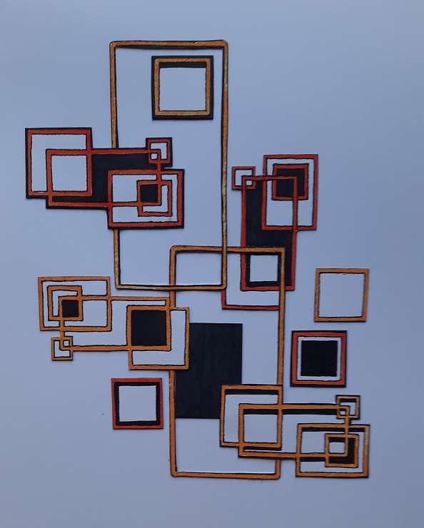 Janny Freriks 'Lijnen': abstracte werken (2)