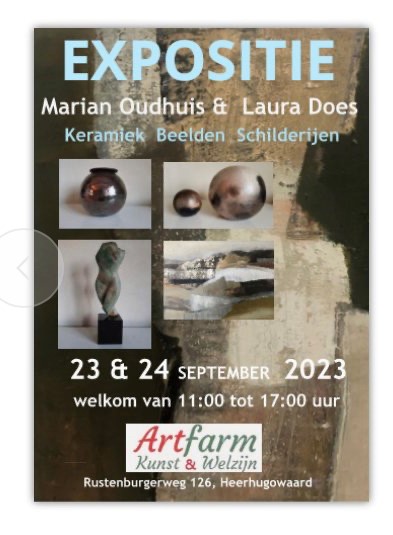 Laura Does Expositie Laura Does &amp; Marian Oudhuis bij Artfarm Heerhugowaard