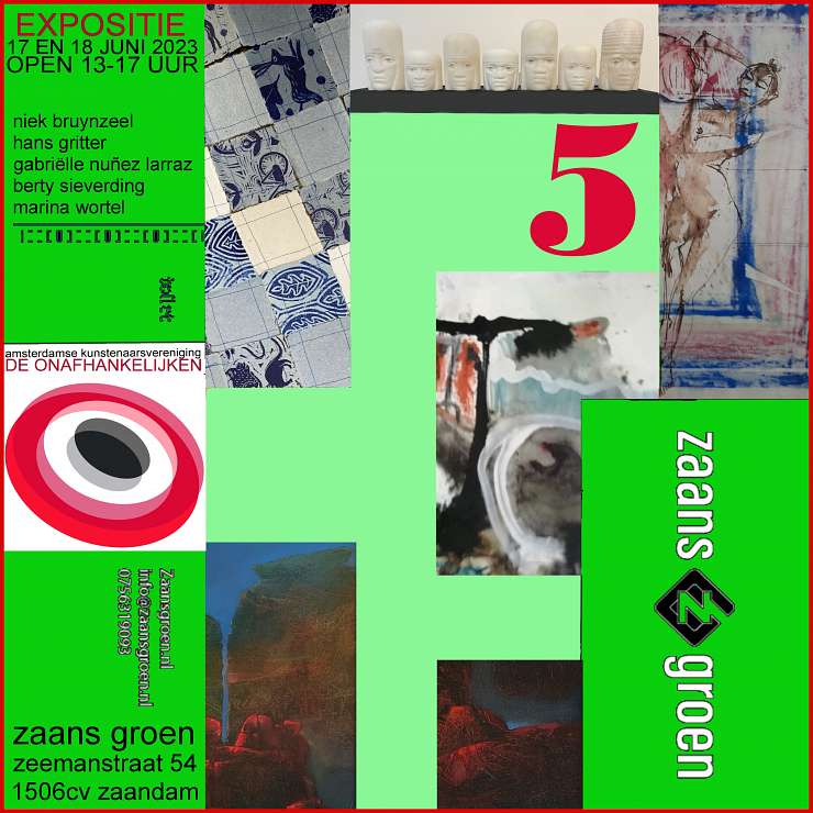 Galerie Zaansgroen - expositieruimte & webgalerie in Zaandam De Onafhankelijken op locatie – 17|18|JUN|2023 (2)