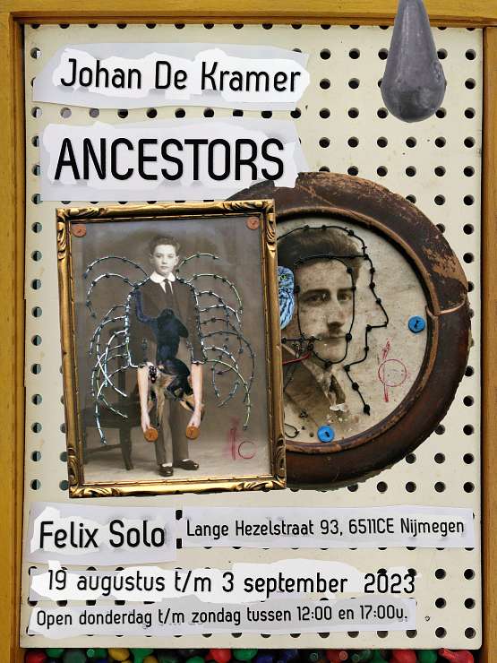 Felix Solo Galerie Ancestors. Analoge collages van Johan De Kramer
