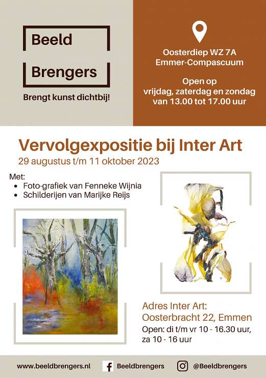 Galerie Beeldbrengers Expositie Fenneke Wijnia en Marijke Reijs
