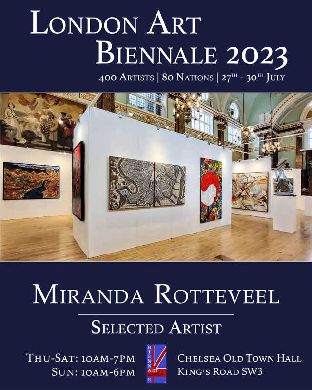 Expositie Miranda Rotteveel London Art Biennale 2023