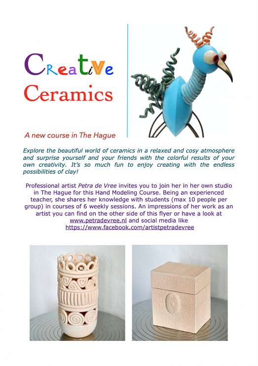 February 28, 2024: Course Creative Ceramics