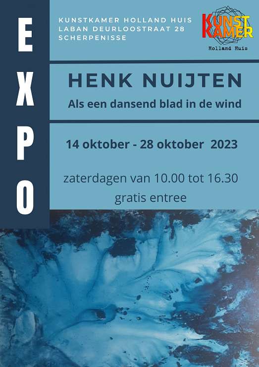 Kunstkamer HollandHuis Henk Nuijten - Als een dansend blad in de wind