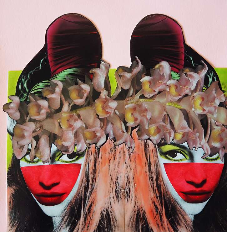 Eveline Vos - FACES- collages