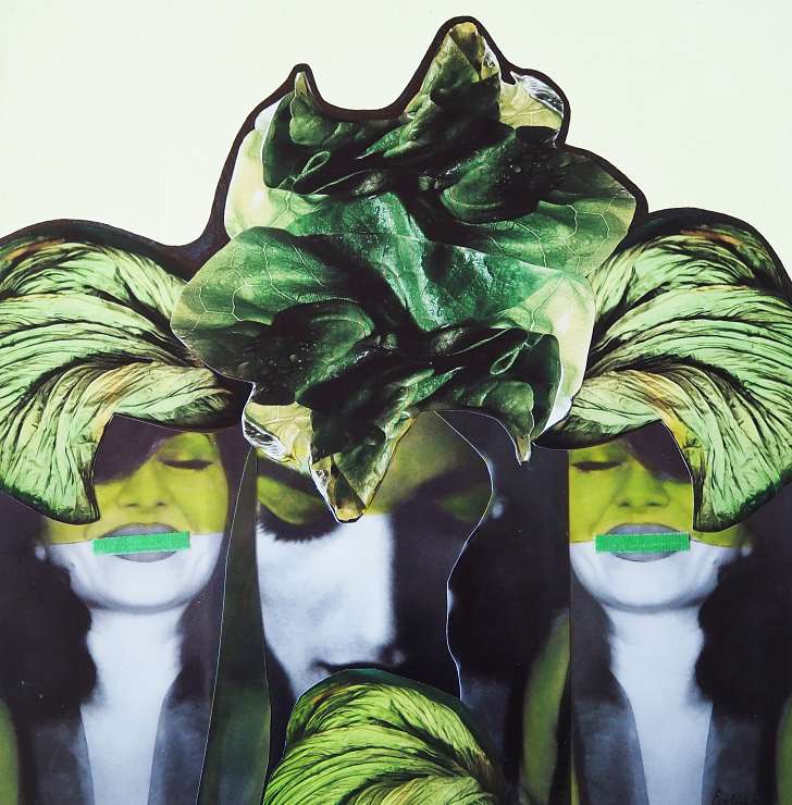 Eveline Vos FACES- collages