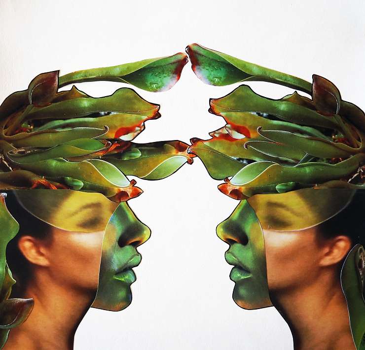 Eveline Vos FACES- collages
