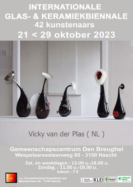 Vicky van der Plas - By Vic Glaskunst Internationale Glas- en Keramiekbiënnale Haacht, België