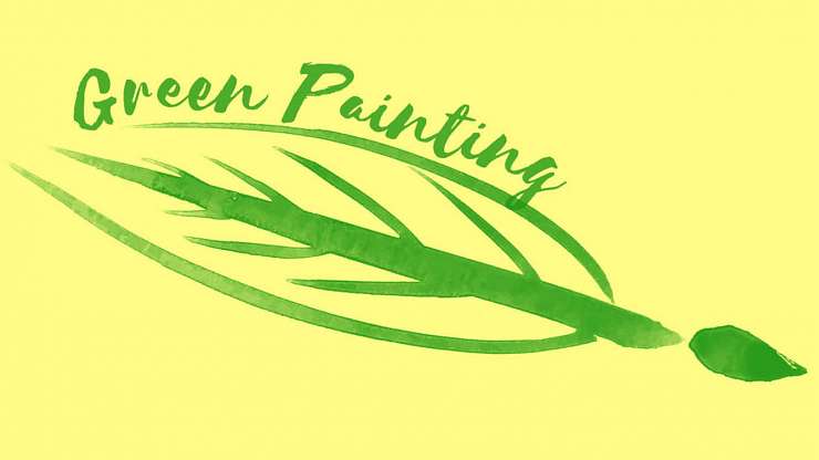 Workshop Green Painting door Daniël Tavenier